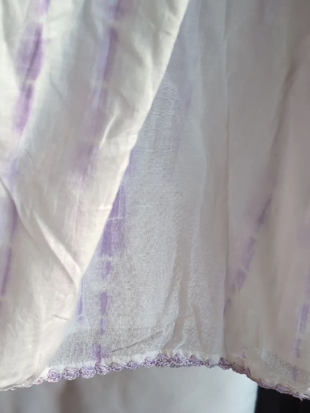 NWT Ivy City Jasmine Lavender Tie-Dye Smocked Dress 100% Cotton